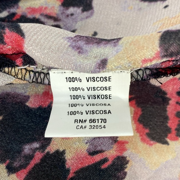 Blank London  Peasant Top Puffed Sleeves Animal Print Medium - Picture 11 of 13